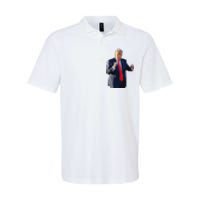 Trump Dance Dancing Like A Felon Vote Trump 2024 Maga Softstyle Adult Sport Polo