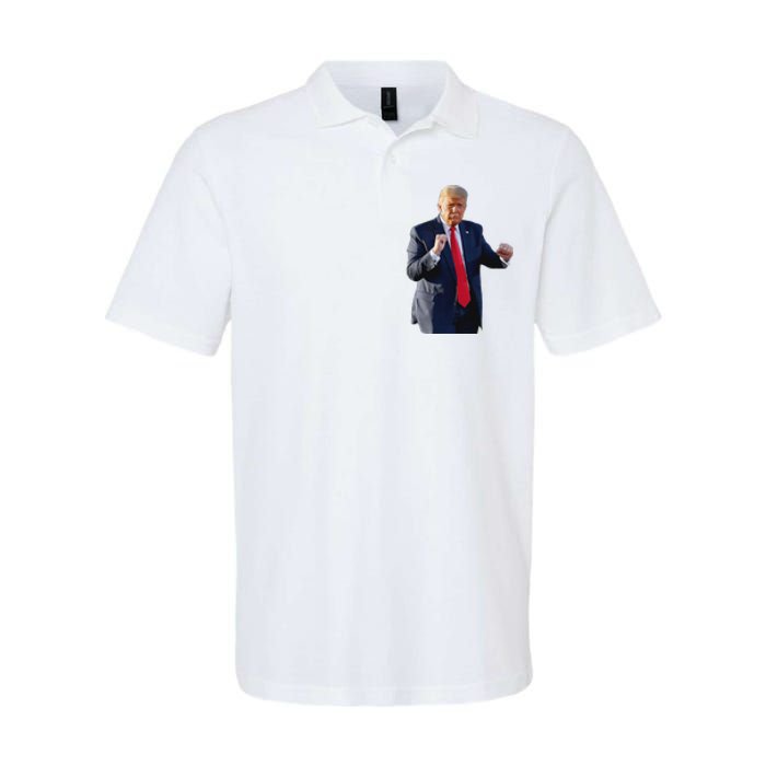 Trump Dance Dancing Like A Felon Vote Trump 2024 Maga Softstyle Adult Sport Polo