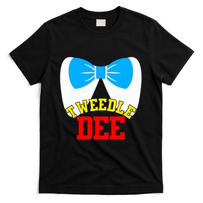 Tweedle Dee Dum Funny Matching Halloween Costume For Couples T-Shirt