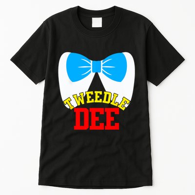 Tweedle Dee Dum Funny Matching Halloween Costume For Couples Tall T-Shirt