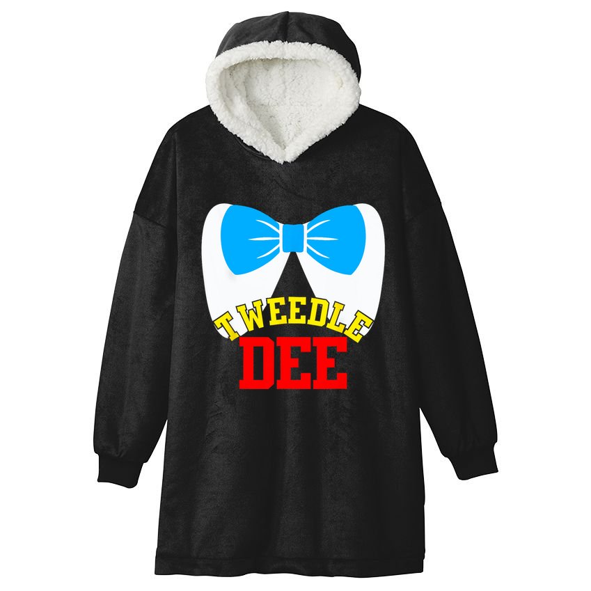 Tweedle Dee Dum Funny Matching Halloween Costume For Couples Hooded Wearable Blanket