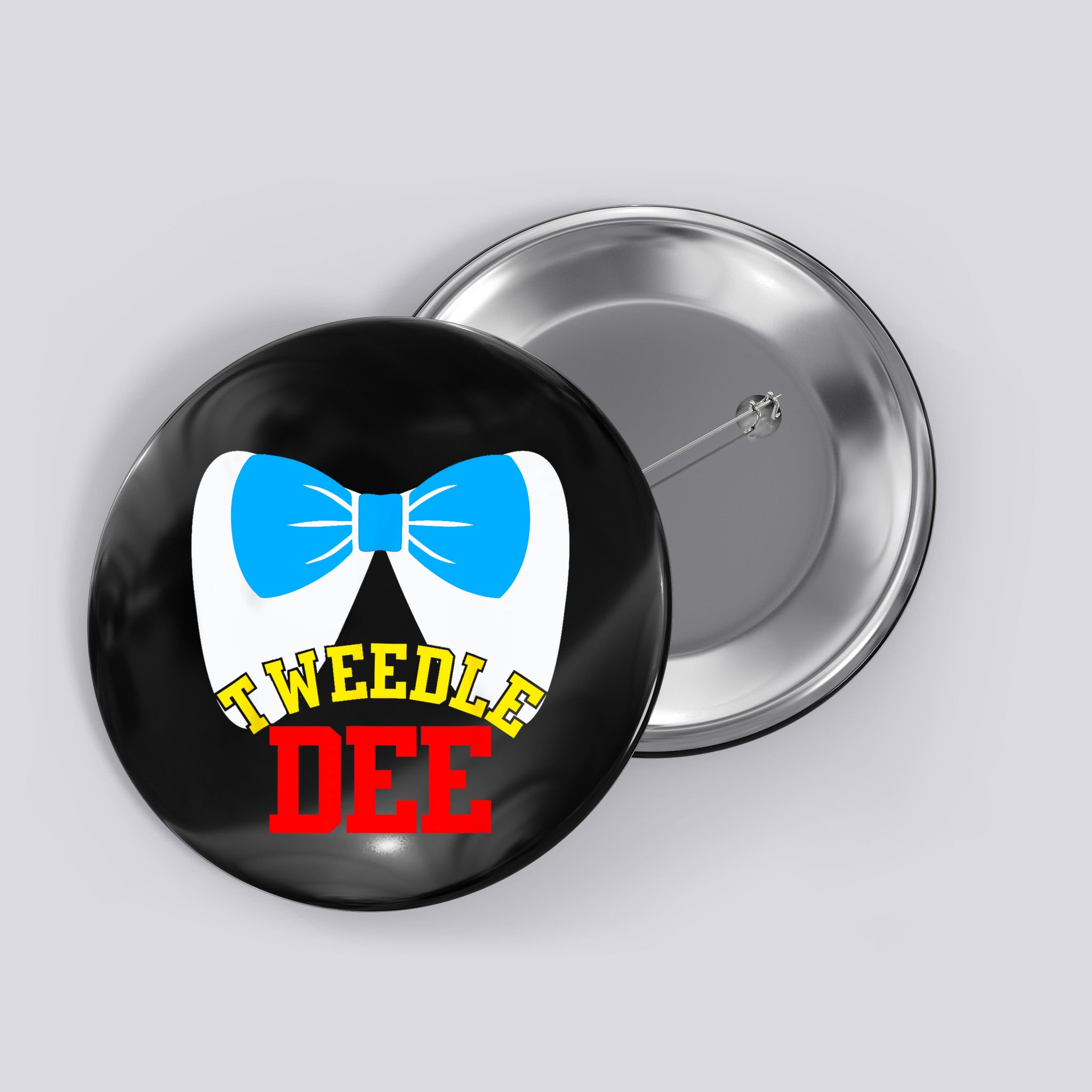 Tweedle Dee Dum Funny Matching Halloween Costume For Couples Button