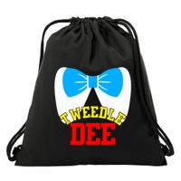 Tweedle Dee Dum Funny Matching Halloween Costume For Couples Drawstring Bag