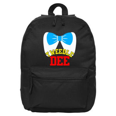 Tweedle Dee Dum Funny Matching Halloween Costume For Couples 16 in Basic Backpack