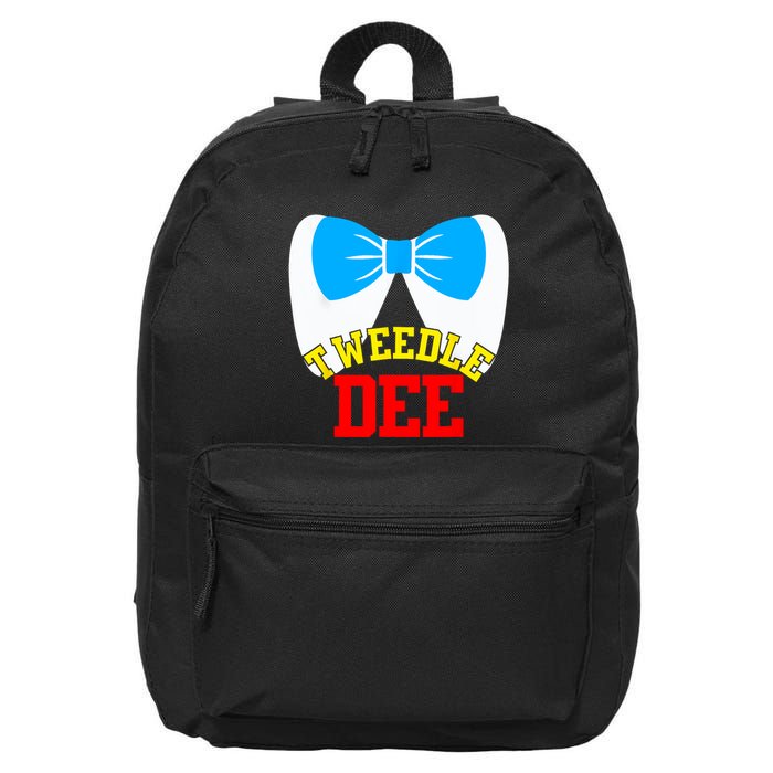 Tweedle Dee Dum Funny Matching Halloween Costume For Couples 16 in Basic Backpack