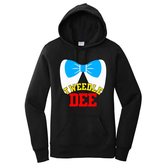 Tweedle Dee Dum Funny Matching Halloween Costume For Couples Women's Pullover Hoodie