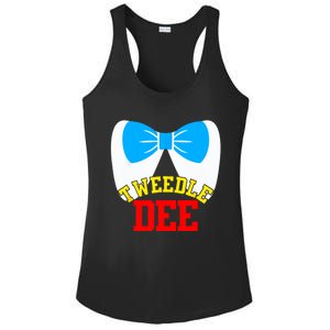 Tweedle Dee Dum Funny Matching Halloween Costume For Couples Ladies PosiCharge Competitor Racerback Tank