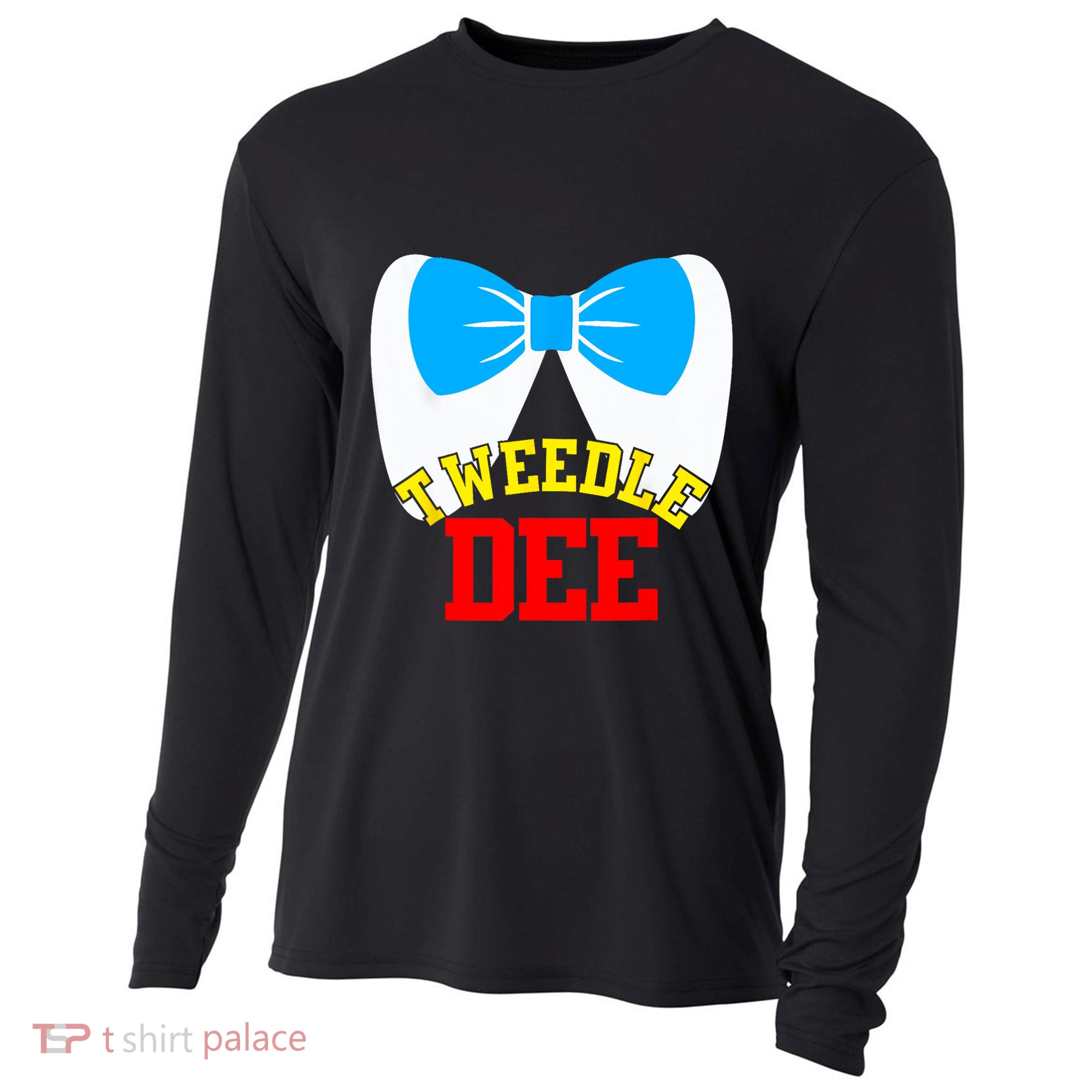 Tweedle Dee Dum Funny Matching Halloween Costume For Couples Cooling Performance Long Sleeve Crew