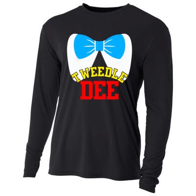 Tweedle Dee Dum Funny Matching Halloween Costume For Couples Cooling Performance Long Sleeve Crew