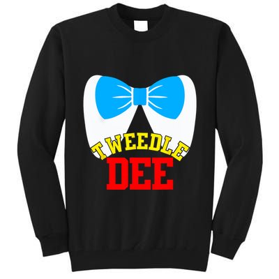 Tweedle Dee Dum Funny Matching Halloween Costume For Couples Tall Sweatshirt