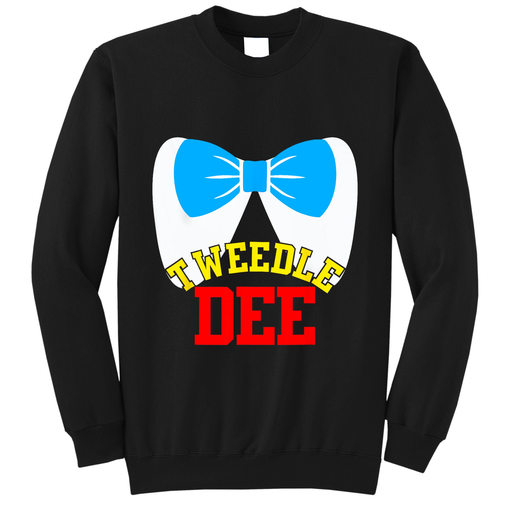 Tweedle Dee Dum Funny Matching Halloween Costume For Couples Tall Sweatshirt