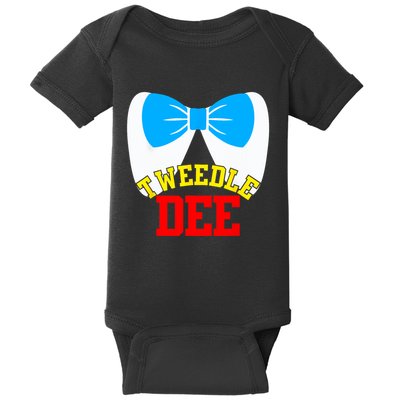 Tweedle Dee Dum Funny Matching Halloween Costume For Couples Baby Bodysuit