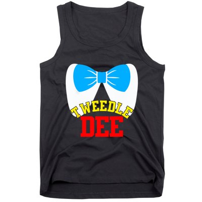 Tweedle Dee Dum Funny Matching Halloween Costume For Couples Tank Top