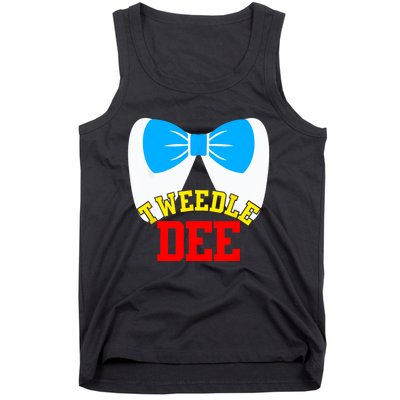 Tweedle Dee Dum Funny Matching Halloween Costume For Couples Tank Top