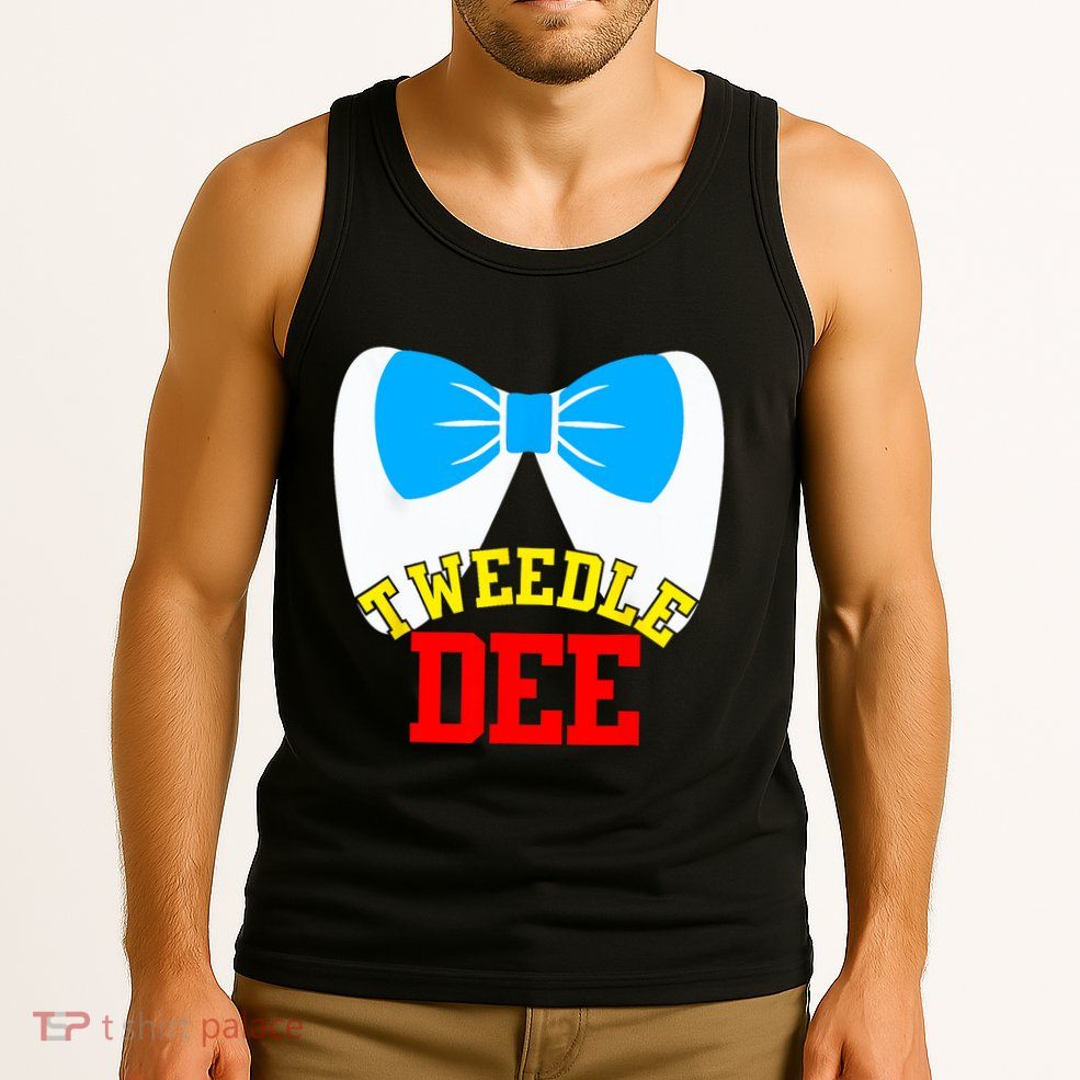 Tweedle Dee Dum Funny Matching Halloween Costume For Couples Tank Top