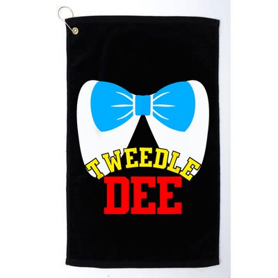 Tweedle Dee Dum Funny Matching Halloween Costume For Couples Golf Towel