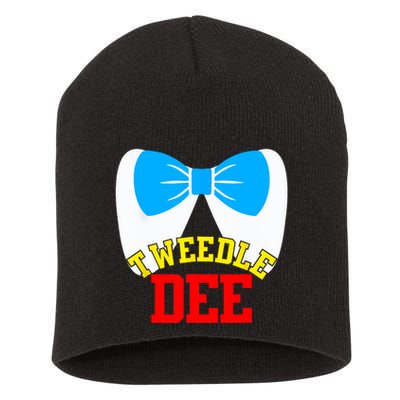 Tweedle Dee Dum Funny Matching Halloween Costume For Couples Short Acrylic Beanie