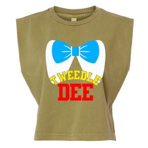 Tweedle Dee Dum Funny Matching Halloween Costume For Couples Garment-Dyed Women's Muscle Tee