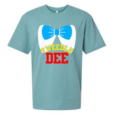 Tweedle Dee Dum Funny Matching Halloween Costume For Couples Sueded Cloud Jersey T-Shirt