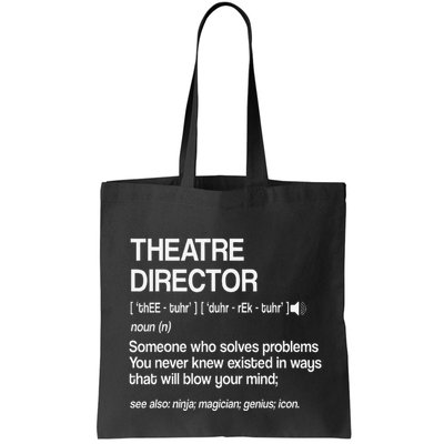 Theater Director Definition Broadway Musical Theatre Bag