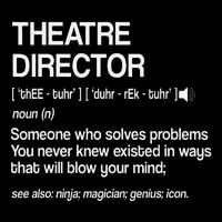 Theater Director Definition Broadway Musical Theatre Wool Snapback Cap