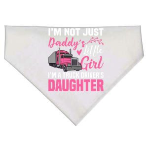 Truck Driver Daughter Cute Of Trucker Daddy Great Gift USA-Made Doggie Bandana