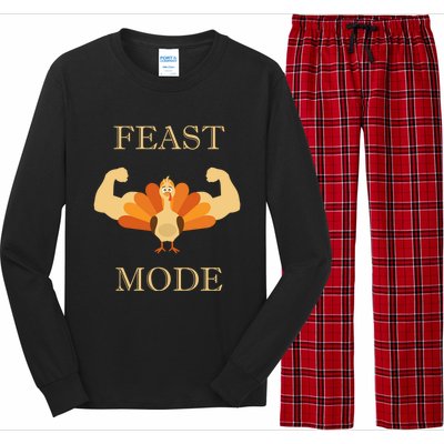 Thanksgiving Day Design Feast Mode And Gift Long Sleeve Pajama Set