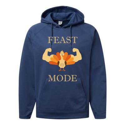 Thanksgiving Day Design Feast Mode And Gift Performance Fleece Hoodie