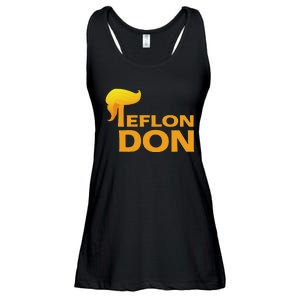 Teflon Don Donald Trump Hair Ladies Essential Flowy Tank