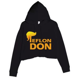 Teflon Don Donald Trump Hair Crop Fleece Hoodie