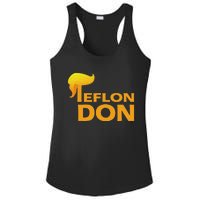 Teflon Don Donald Trump Hair Ladies PosiCharge Competitor Racerback Tank