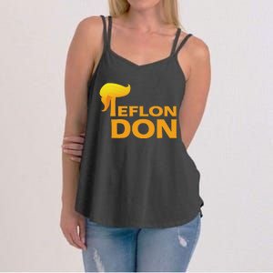 Teflon Don Donald Trump Hair Women's Strappy Tank