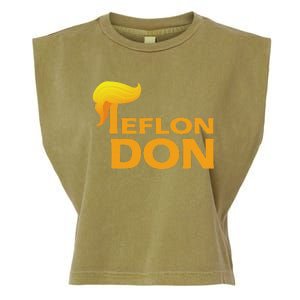 Teflon Don Donald Trump Hair Garment-Dyed Women's Muscle Tee