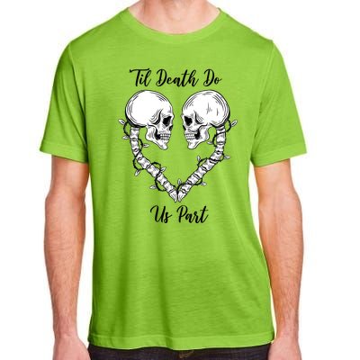 Til Death Do Us Part Skeleton Heart Adult ChromaSoft Performance T-Shirt