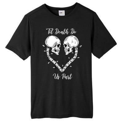 Til Death Do Us Part Skeleton Heart Tall Fusion ChromaSoft Performance T-Shirt