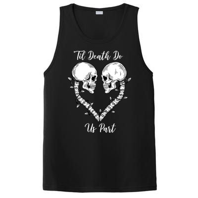 Til Death Do Us Part Skeleton Heart PosiCharge Competitor Tank