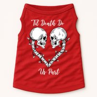 Til Death Do Us Part Skeleton Heart Doggie Tank