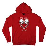 Til Death Do Us Part Skeleton Heart Hoodie