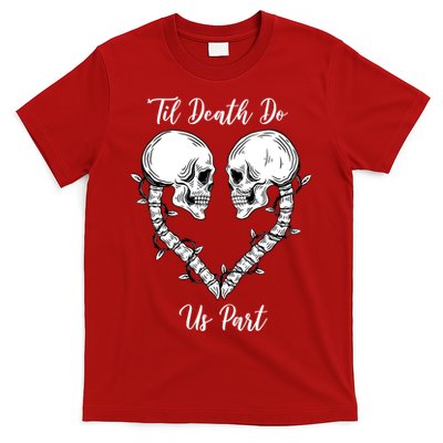 Til Death Do Us Part Skeleton Heart T-Shirt