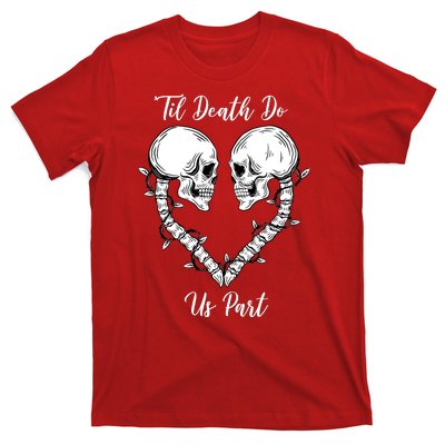 Til Death Do Us Part Skeleton Heart T-Shirt