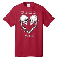 Til Death Do Us Part Skeleton Heart Tall T-Shirt