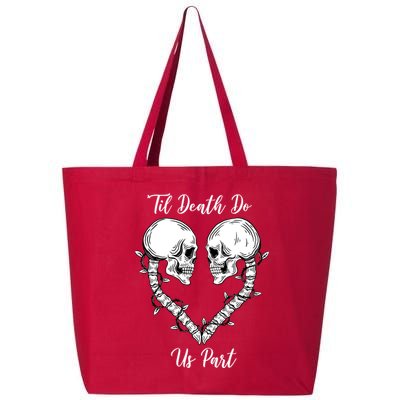 Til Death Do Us Part Skeleton Heart 25L Jumbo Tote