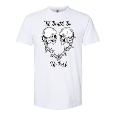 Til Death Do Us Part Skeleton Heart Softstyle CVC T-Shirt