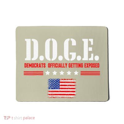 Trump Doge Department Of Government Efficiency Patriotic Us Mousepad