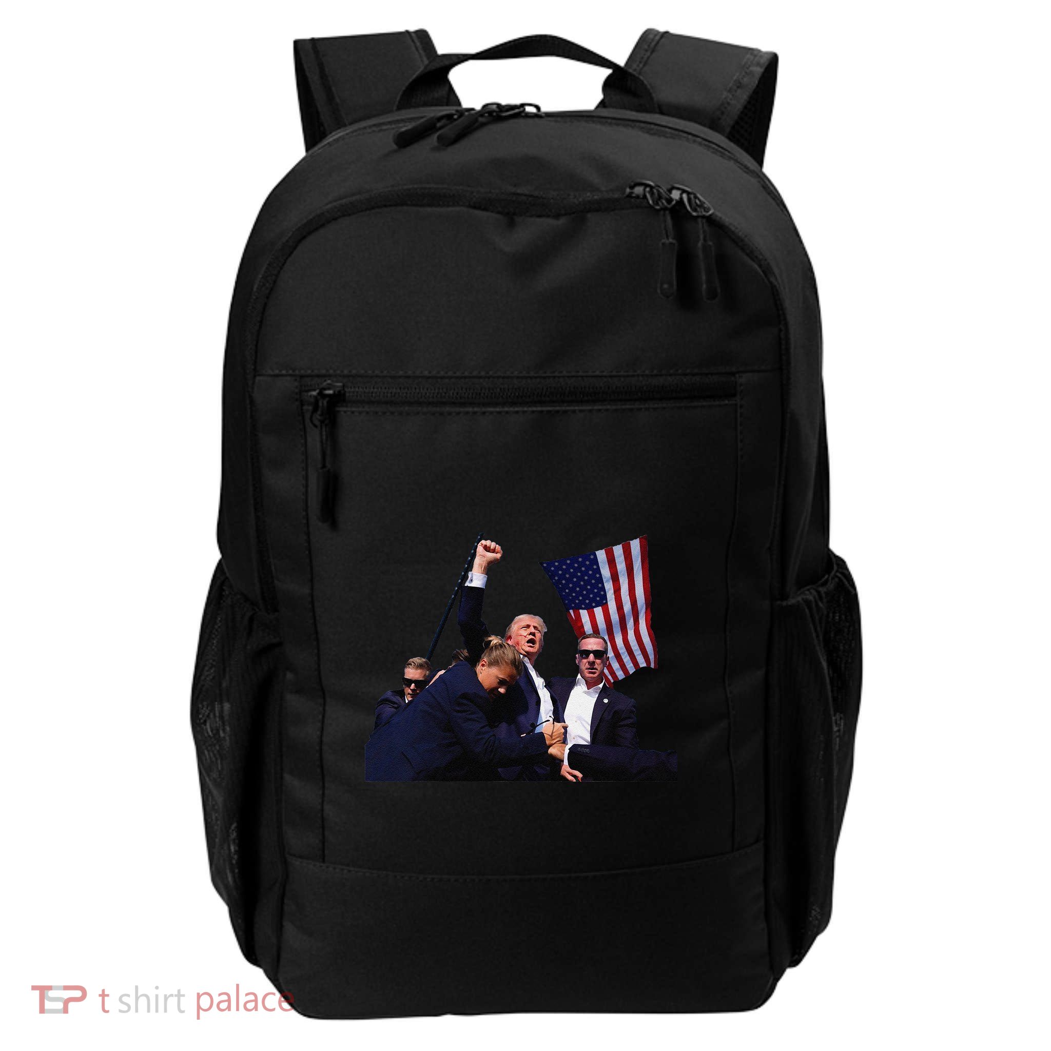 Trump Defiant Determined Postassassination Attempt Daily Commute Backpack