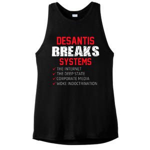 Team Desantis Desantis Breaks Systems  Ladies PosiCharge Tri-Blend Wicking Tank