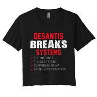 Team Desantis Desantis Breaks Systems  Women's Crop Top Tee