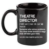 Theater Director Definition Broadway Musical Theatre 11oz C Handle Ceramic Mug
