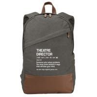 Theater Director Definition Broadway Musical Theatre Cotton Canvas Backpack