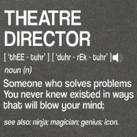 Theater Director Definition Broadway Musical Theatre Cotton Canvas Backpack